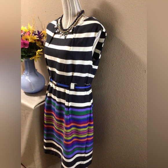 EMMA AND MICHELE STRIPE DRESS - Picture 3 of 11